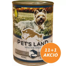  Pet s Land Dog Konzerv SertésHal körtével 12x415g kutyaeledel