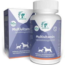 Petamin Multivitamin táplálékkiegészítő kutyáknak és macskáknak (60 db tabletta) vitamin, táplálékkiegészítő kutyáknak
