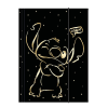 Peter Pen Kft. CoolPack Gumismappa karton A/4 Disney Stitch GOLD