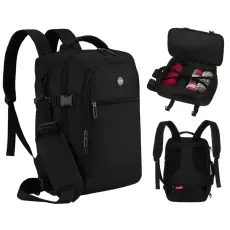  Peterson Hátizsák – Kézipoggyász – Ptn Gawron-6-9621 Black – 40 X 25 X 20 Cm –