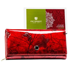  Peterson Női Bőr Pénztárca Ptn 42100-Bfbc-8270 Red – Pillangó