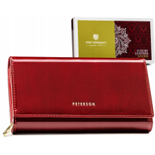  Peterson Női Bőr Pénztárca Ptn 42100-Sbr-7464 Red pénztárca