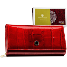  Peterson Női Bőr Pénztárca Ptn 42106-Cb-8720 Red – Piros