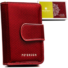  Peterson Női Bőr Pénztárca Ptn 76115-Sbr-0806 Red – Piros