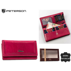  PETERSON NŐI BŐR PÉNZTÁRCA PTN KA-23-4368 Pink