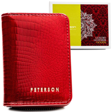  Peterson Női Bőr Pénztárca Ptn Ph33-1-Rs-1542 Red