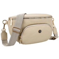  Peterson Női Oldaltáska -PTN MIS-01-3544 BEIGE- Sötét Bézs-