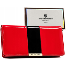  Peterson Női Pénztárca Ptn 005-Lak-9680 Red-Black pénztárca