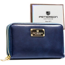  Peterson Női Pénztárca -PTN 007-SF7-2790 NAVY- Kék