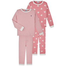 Petit bateau Ruhák 2 PYJAMAS Rózsaszín 3 éves hálóing, pizsama