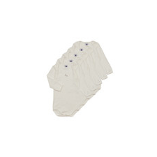 Petit bateau Ruhák BODY US ML PACK X5 Fehér 6 hónapos hálóing, pizsama