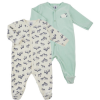 Petit bateau Ruhák LOT PYJAMA X2 Zöld 3 hónapos