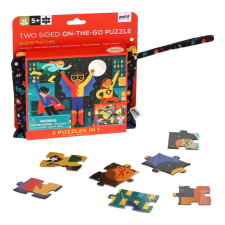 Petit Collage Kétoldalas puzzle Szuperhősök 49 db puzzle, kirakós