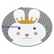  PETIT szőnyeg BUNNY NYUSZI kör szürke kör 120 cm lakástextília