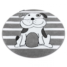 PETIT szőnyeg PUPPY KÖLYÖKKUTYA kör szürke kör 120 cm lakástextília