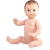 Petitcollin játék baba fürdőbaba 40 cm ülve (kék szem)