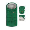 Petite&Mars Petite & Mars Jibot 3in1 Téli Szett Jasie Juicy Green Bundazsák Kézmelegítő és Kesztyű Babakocsira
