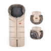  PETITE&MARS Téli szett Arctic 4in1 bundazsák + kézmelegítő kesztyű babakocsira Furry Rose Petal