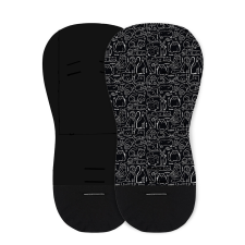  Petite &amp; Mars Ülésbetét babakocsiba Foamy Black Cats babakocsi kiegészítő