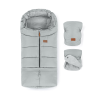  Petite and Mars Téli szett Jibot 3in1 bundazsák és kézmelegítõ kesztyû babakocsira Jasie Quiet Grey