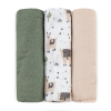 PetiteMars PETITE&amp;MARS Bambusz muszlin 3db-os pelenka szett Moussy Llama Vibes 68 x 68 cm