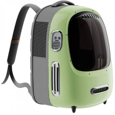 PetKit Breezy 2 Pet Travel hátizsák cicáknak zöld szállítóbox, fekhely kutyáknak