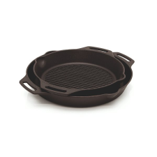 Petromax GP35 öntöttvas grillserpenyő két fogantyúval 35 cm edény