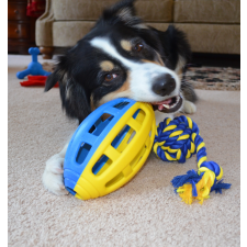 Petsport Flea Flicker  labda rágójáték jutalomfalattal tölthető  kutyajáték játék kutyáknak