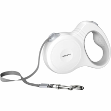 Petsuper automata visszahúzható póráz 5m fehér (PL01) nyakörv, póráz, hám kutyáknak