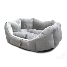 PETSY ALÍK puha gyapjú kutyafekhely - szürke - 90 cm (Méret:) szállítóbox, fekhely kutyáknak
