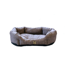 PETSY BOBÍK pamut kutyafekhely - barnás-szürke - 65 cm szállítóbox, fekhely kutyáknak