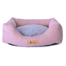 PETSY Connie kutya, macska poliészter fekhely - pink-szürke - 55 cm szállítóbox, fekhely kutyáknak