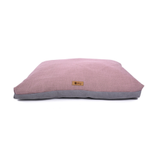 PETSY CONNIE poliészter kutyapárna - pink-szürke - 80 cm szállítóbox, fekhely kutyáknak