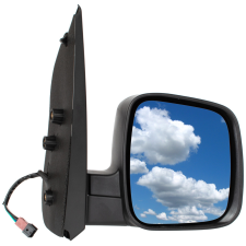  Peugeot Bipper 2007 - elektromos külső tükör, FEKETE, jobb visszapillantó tükör