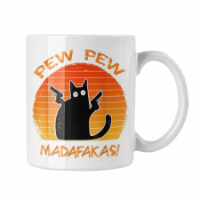  Pew-Pew Madafakas - Fehér Bögre bögrék, csészék