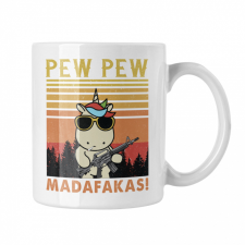 Pew-Pew Madafakas - Fehér Bögre bögrék, csészék