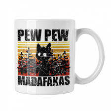  Pew-Pew Madafakas - Fehér Bögre bögrék, csészék