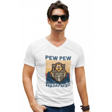 Pew-Pew Madafakas - Férfi V Nyakú Póló férfi póló