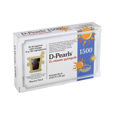 Pharma Nord D-Pearls 1500 D3 vitamin gyöngyök kapszula 80x vitamin és táplálékkiegészítő