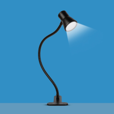Phenom Flexibilis asztali lámpa - csipeszes - USB - állítható fényerő és színhőmérséklet - LED - fém (20258) világítás