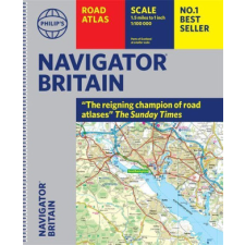  Philip's Navigator Britain: Spiral idegen nyelvű könyv