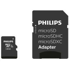Philips 128GB microSDXC Philips CL10 UHS-I U1 adapter (FM12MP45B/00 / PH666998) memóriakártya