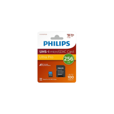 Philips 256GB Ultra Pro microSDXC UHS-I CL10 A1 Memóriakártya + Adapter memóriakártya