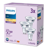 Philips 3x LED halogén izzó készlet GU10 PAR16 4.6W = 50W 355lm 2700K Meleg 36° PHILIPS