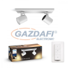 Philips 53092/31/P6 Runner Hue LED spot lámpa falon kívüli fehér 2x5.5W 2200-6500K 700lm GU10 15000h A++ -> E IP20