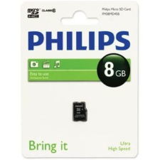  Philips 8GB MicroSDHC Class10 UHS-1 U1 memóriakártya