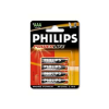 Philips Alkáli 1.5V AAA Ceruza elem PowerLife 4db  (LR03P4B/10) (LR03P4B/10)