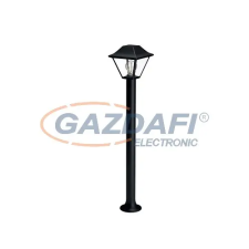 Philips Alpenglow 1649730PN oszlopos lámpa 60W E27 230V, fekete kültéri világítás