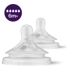  Philips AVENT etetőcumi Natural Response 2db 5 cseppes 6hó