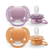 Philips AVENT játszócumi Ultrasoft Premium neutral 6-18hó lányos 2db cumi